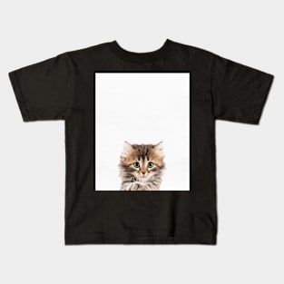 Kitten, Baby, Nursery, Animal, Kids room, Modern art, Wall decor Kids T-Shirt